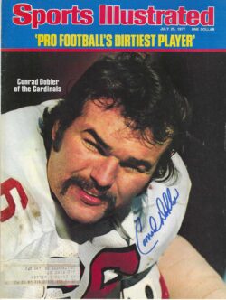 Autographed Conrad Dobler St. Louis Cardinals Sports Illustrated Magazine 7/25/1977
