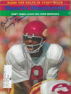Autographed Jimmy Jones Nebraska Cornhuskers Sports Illustrated Magazine 9/29/1969