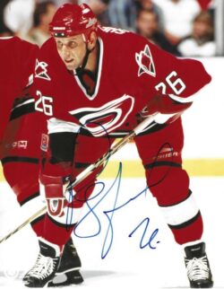 AUTOGRAPHED RAY SHEPPARD 8X10 Carolina Hurricanes photo