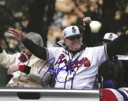 AUTOGRAPHED BRIAN SNITKER 8X10 Atlanta Braves photo