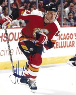 Autographed GERMAN TITOV 8X10 Calgary Flames Photo