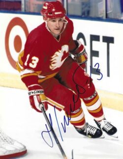 Autographed GERMAN TITOV 8X10 Calgary Flames Photo