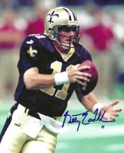 Autographed BILLY JOE TOLLIVER 8X10 New Orleans Saints photo