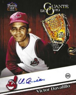 AUTOGRAPHED VIC DAVALILLO 8x10 Cleveland Indians Photo