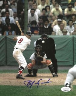 Autographed CARL YASTRZEMSKI 8X10 Boston Red Sox  JSA COA