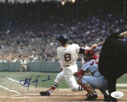 Autographed CARL YASTRZEMSKI 8X10 Boston Red Sox  JSA COA