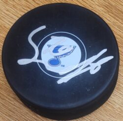 Autographed OSKAR SUNDQVIST St. Louis Blues Hockey Puck