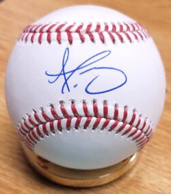 Autographed DUSTIN MAY Official Major League Baseball Fanatics