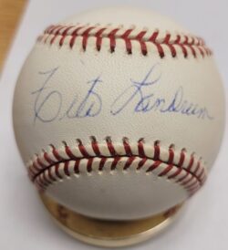 Autographed TITO LANDRUM Official National League Baseball