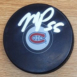 Autographed MICHAEL PEZZETTA Montreal Canadiens Hockey Puck