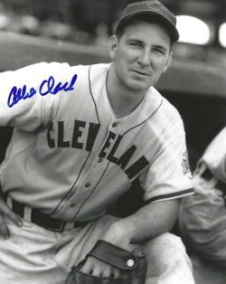 AUTOGRAPHED ALLIE CLARK 8X10 Cleveland Indians Photo