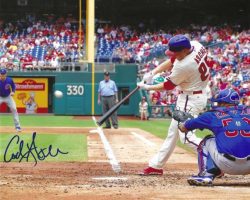 AUTOGRAPHED CODY ASCHE  8X10 Philadelphia Phillies Photo