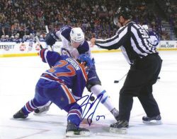 Autographed BOYD GORDON 8X10 EDMONTON OILERS Photo