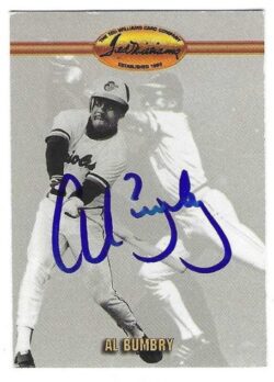 Autographed AL BUMBRY Baltimore Orioles 1993 Ted Willams card