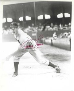 AUTOGRAPHED TOMMY BYRNE 8X10 New York Yankees Photo