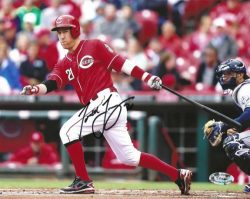 AUTOGRAPHED TODD FRAZIER 8X10 Cincinnati Reds Photo