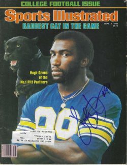 Autographed Hugh Green Pitt Panthers Sports Illustrated Magazine 9/1/1980