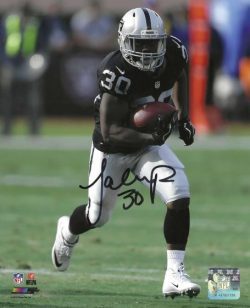 Autographed JALEN RICHARD 8X10 Oakland Raiders photo