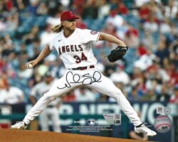 Autographed NOAH SYNDERGAARD Los Angeles Angels 8x10 Photo Fanatics COA