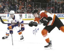 Autographed OWEN TIPPETT Philadelphia Flyers 8x10 Photo