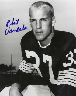 Autographed PHIL VANDERSEA 8X10 Green Bay Packers Photo