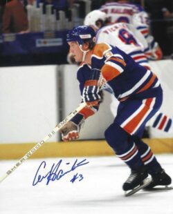 Autographed AL HAMILTON 8X10 Edmonton Oilers Photo