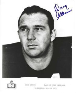 AUTOGRAPHED  DOUG ATKINS 8x10 Chicago Bears Photo