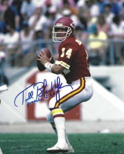 Autographed TODD BLACKLEDGE 8x10 Kansas City Chiefs Photo