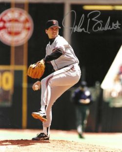 AUTOGRAPHED JOHN BURKETT 8x10 San Francisco Giants Photo