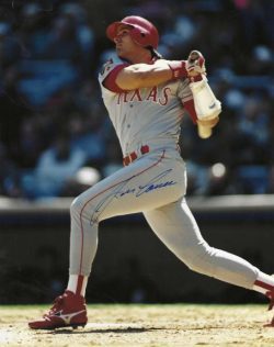 AUTOGRAPHED JOSE CANSECO 8X10 Texas Rangers Photo