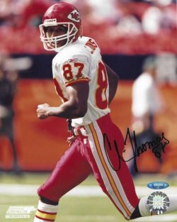 Autographed CHRIS THOMAS 8x10 Kansas City Chiefs Photo Tristar