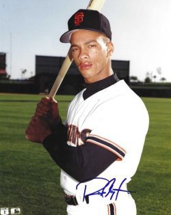 AUTOGRAPHED  ROYCE CLAYTON 8x10 San Francisco Giants Photo