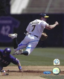 AUTOGRAPHED BOBBY CROSBY 8x10 Oakland A's Photo Tristar
