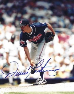 AUTOGRAPHED DENNIS MARTINEZ  8X10 Cleveland Indians Photo