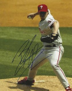 AUTOGRAPHED Brandon Duckworth 8x10 Philadelphia Phillies Photo