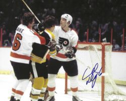 Autographed ANDRE MOOSE DUPONT 8X10 Philadelphia Flyers Photo