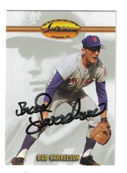 Autographed BUD HARRELSON New York Mets 1993 Ted Williams Card Company Card