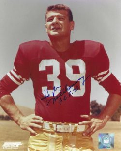 Autographed  HUGH MCELHENNY 8X10 San Francisco 49'ers Photo