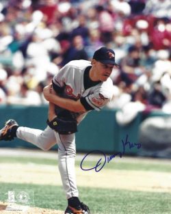 AUTOGRAPHED JIMMY KEY 8x10 Baltimore Orioles Photo