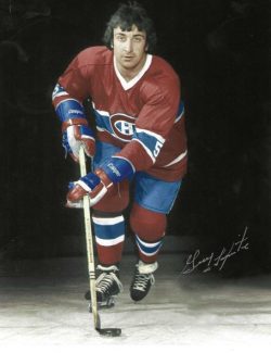 Autographed GUY LAPOINTE 8X10 Montreal Canadiens Photo