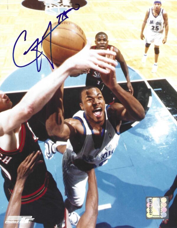 Autographed COREY MAGGETTE 8X10 Orlando Magic Photo