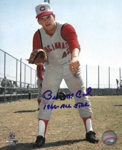 Autographed BILL MCCOOL "1966 All Star" 8x10 Cincinnati Reds Photo