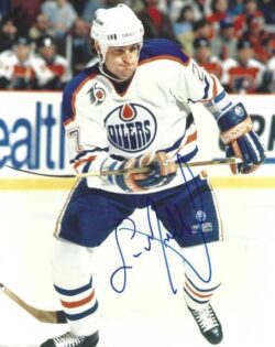 Autographed SCOTT MELLANBY 8X10 EDMONTON OILERS Photo