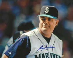 AUTOGRAPHED LOU PINIELLA 8X10 Seattle Mariners photo