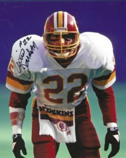 AUTOGRAPHED CURTIS JORDAN 8X10 Washington Redskins Photo