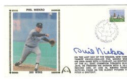 Autographed PHIL NIEKRO New York Yankees Cachet Cover
