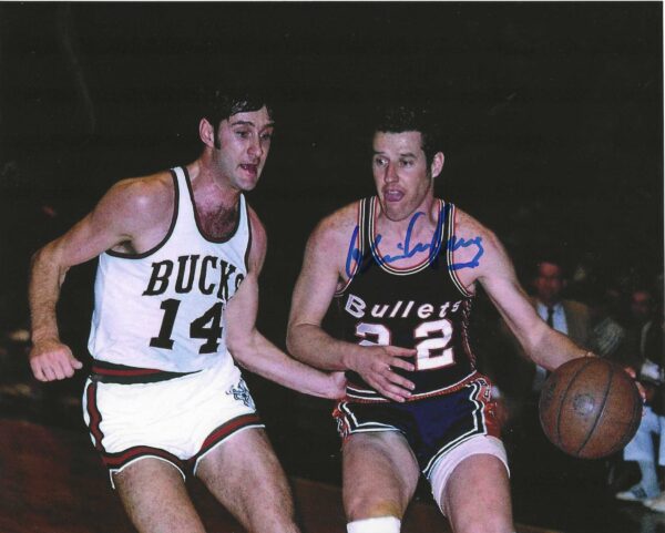 Autographed KEVIN LOUGHERY 8x10 Baltimore Bullets Photo
