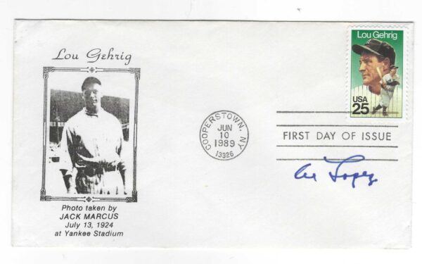Autographed AL LOPEZ  White Sox Indians Cachet Cover