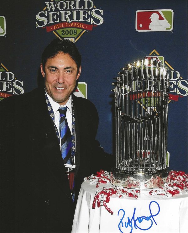 AUTOGRAPHED RUBEN AMARO, JR 8x10 Philadelphia Phillies Photo
