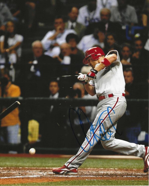 AUTOGRAPHED Chris Coste 8x10 Philadelphia Phillies Photo